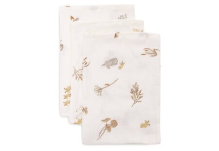 Jollein - Hydrofiel Washandje 15x20cm Riverside (3pack)
