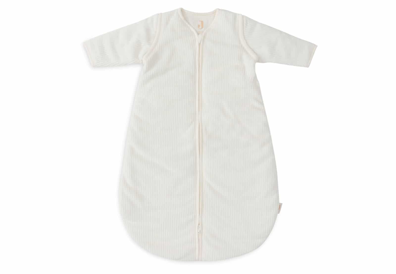 Jollein - Slaapzak met afritsbare mouw Rond 60cm Rib Ivory