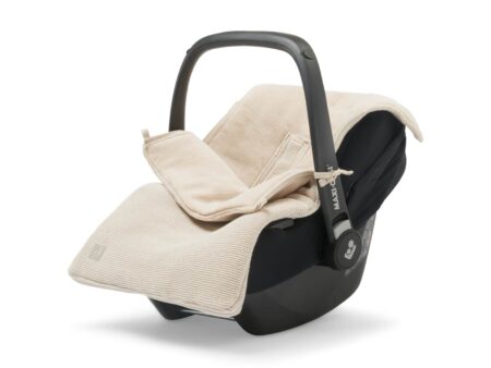 Jollein - Voetenzak groep 0+ 3/5 punts gordel Basic Knit Nougat