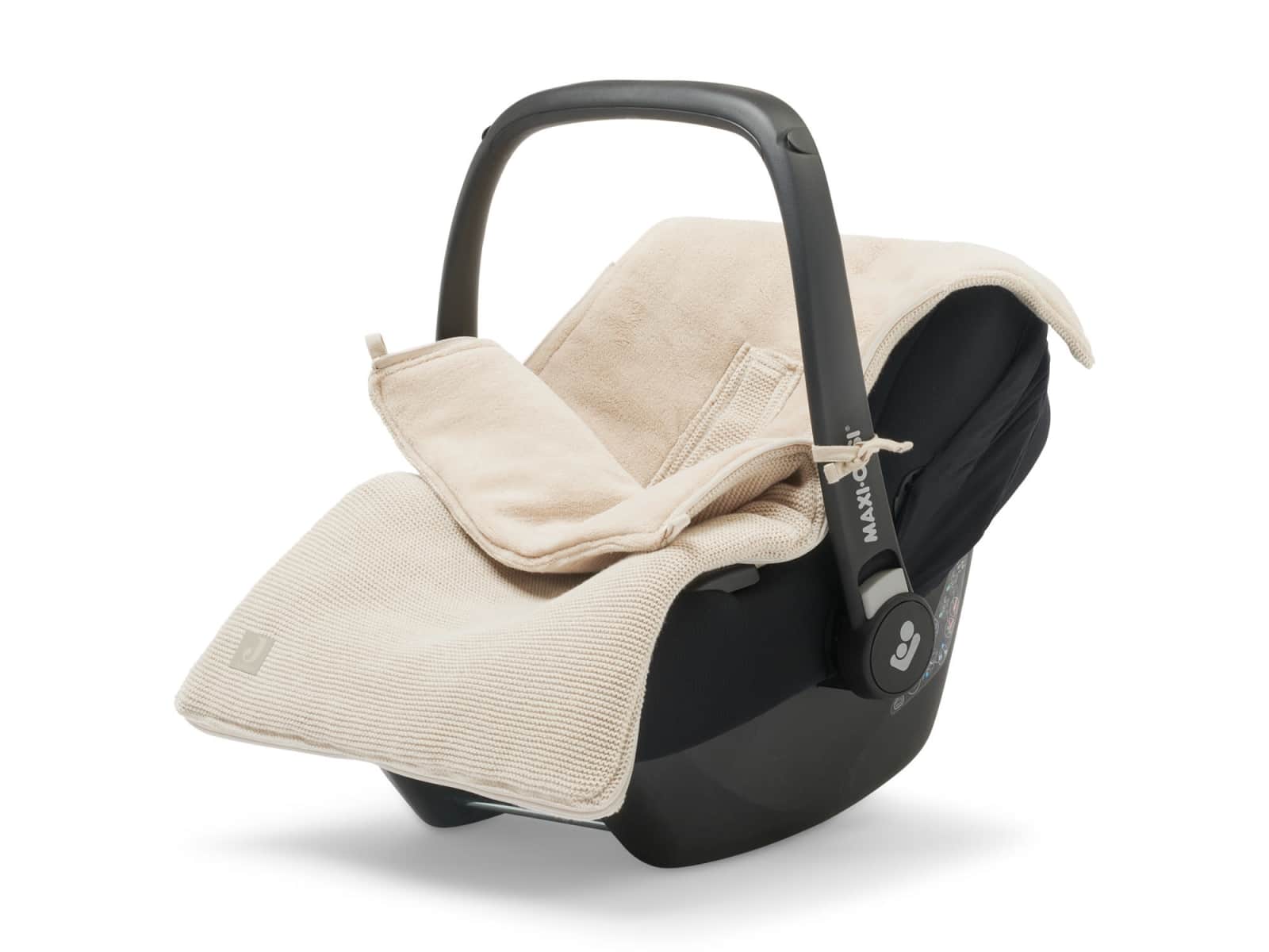 Jollein - Voetenzak groep 0+ 3/5 punts gordel Basic Knit Nougat