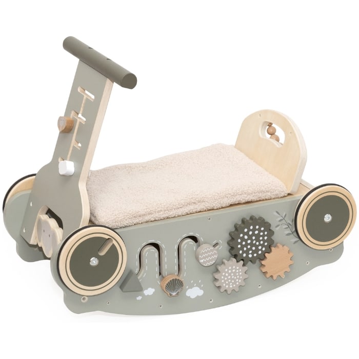 Label Label - 3 in 1 Rocker, Walker and Car - Olive Green