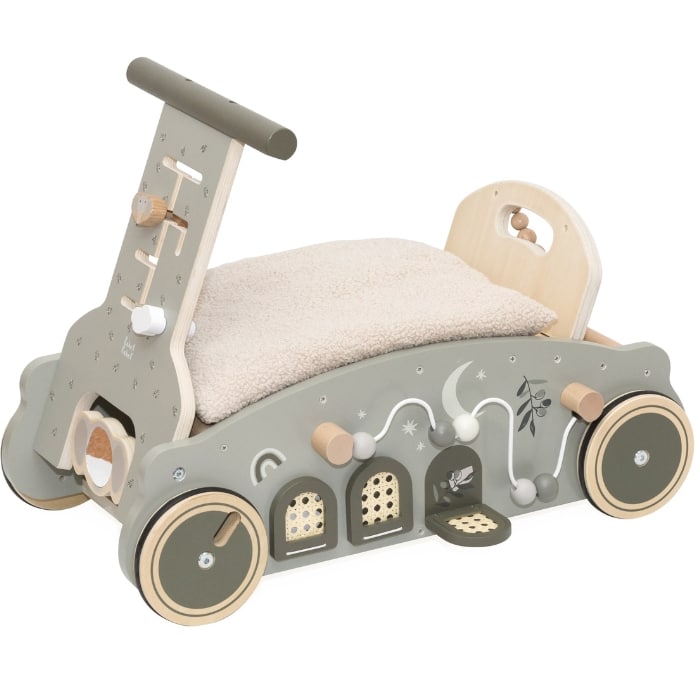 Label Label - 3 in 1 Rocker, Walker and Car - Olive Green