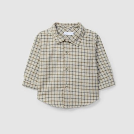 Laranjihna - Hemd ruitjes - beige