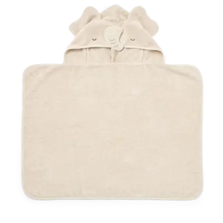 Liewood - Vilas Elephant Baby Hooded Towel - Sandy