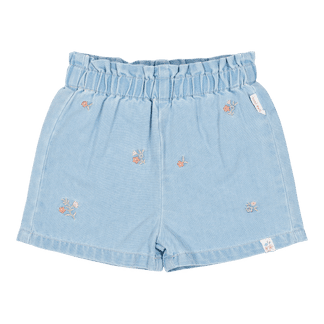 Little Dutch - Jeans Shot met Geborduurde Bloemen