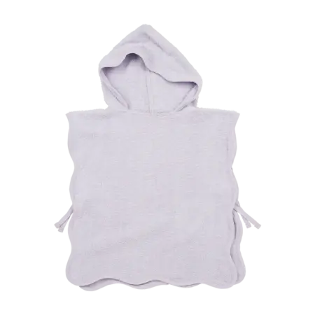 Meyco - Badponcho badstof Wavy Soft Lavender 1-3 jaar