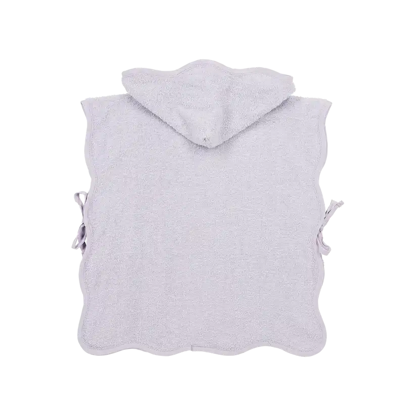 Meyco - Badponcho badstof Wavy Soft Lavender 1-3 jaar