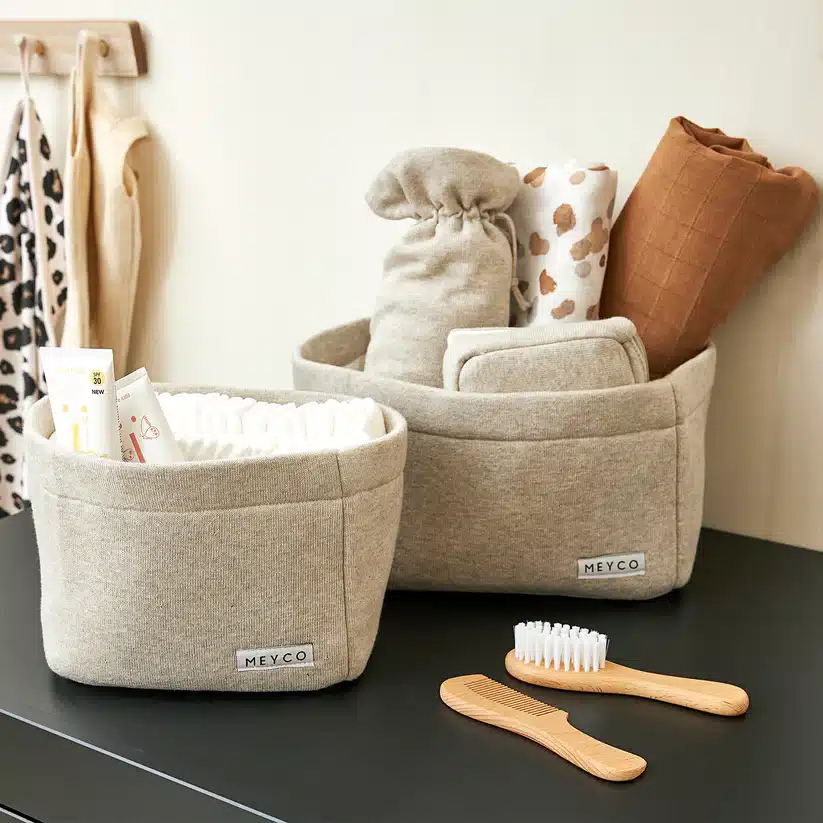 Meyco - Commodemandje Knit Basic Sand Melange Small