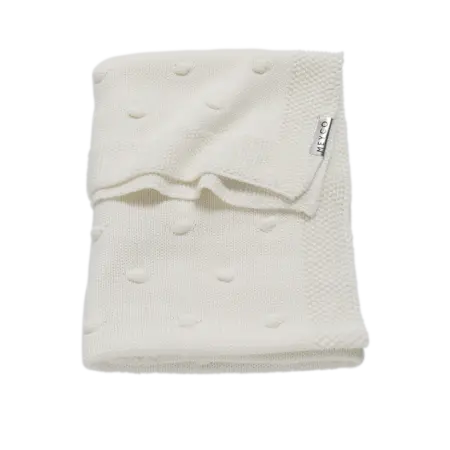 Meyco - Deken Knots Offwhite 75x100cm