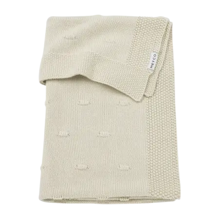 Meyco - Deken Knots Soft sand 100x150cm