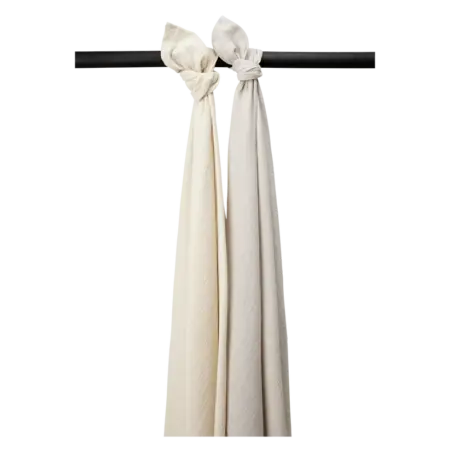 Meyco - Hydrofiele doeken pre-washed Soft Sand/Greige 120x120cm - 2-Pack