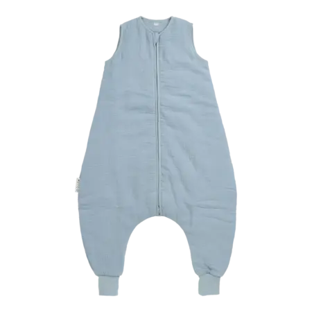 Meyco - Slaapzak jumper gevoerd pre-washed hydrofiel Jeans Blue 92cm