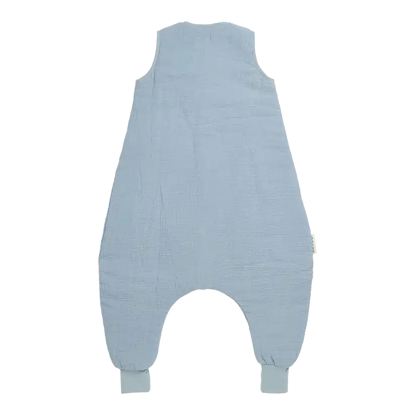 Meyco - Slaapzak jumper gevoerd pre-washed hydrofiel Jeans Blue 92cm