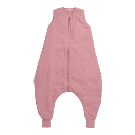 Meyco - Slaapzak jumper gevoerd pre-washed hydrofiel Rose 80cm