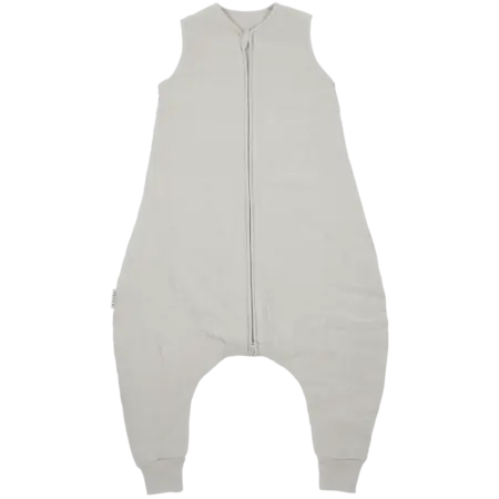 Meyco - Slaapzak jumper gevoerd pre-washed hydrofiel Uni Greige 80cm