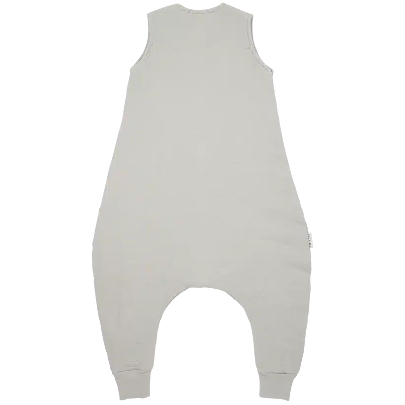 Meyco - Slaapzak jumper gevoerd pre-washed hydrofiel Uni Greige 80cm