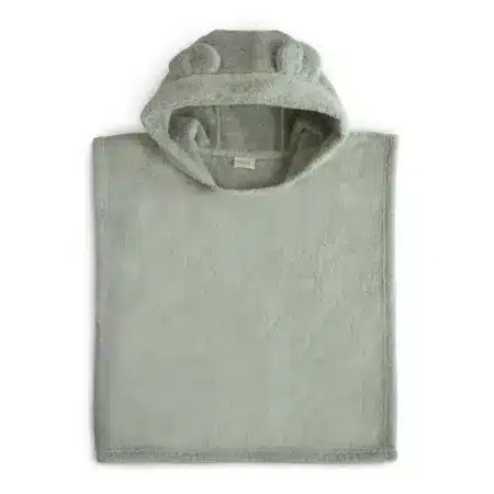 Mushie - Poncho Towel Bear - Moss