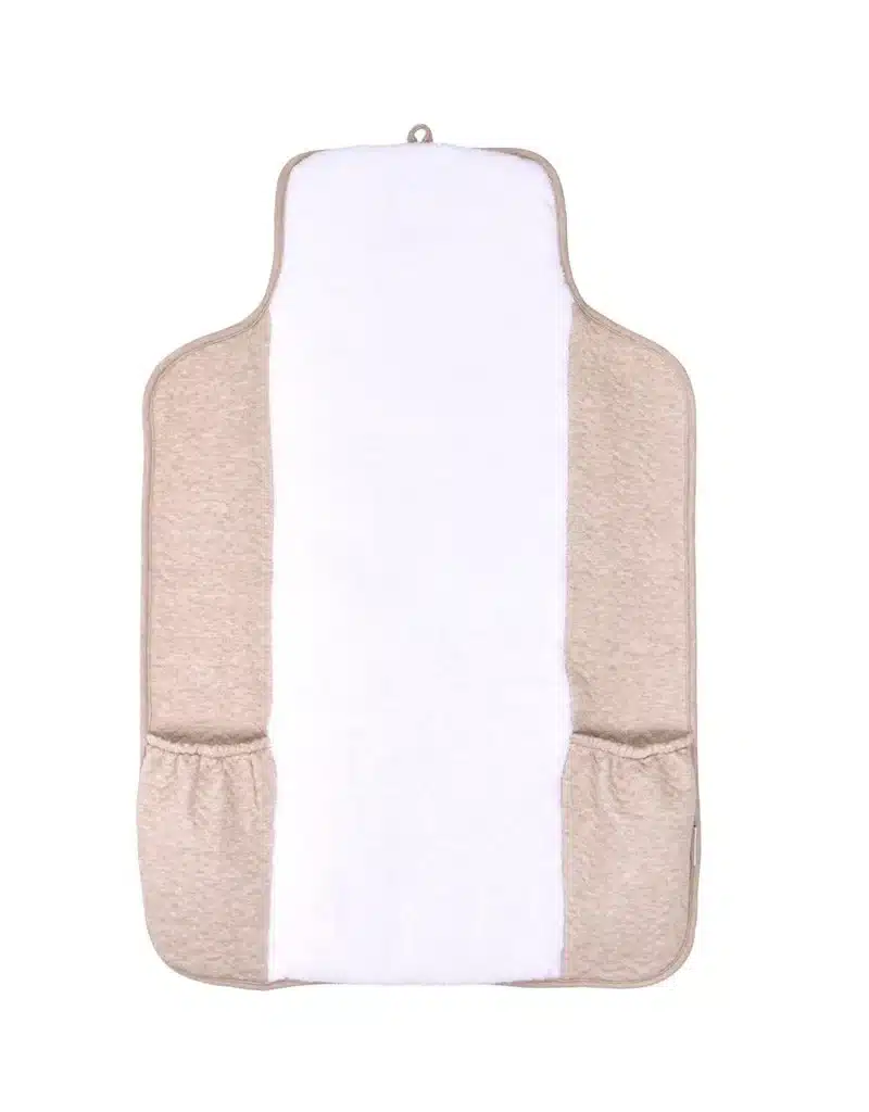 Poetree Kids - Verschoonmatje voor onderweg - Chevron Light Camel