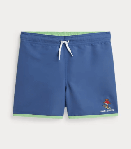 Ralph Lauren - Zwembroek met Polo Bear - Bai Blue