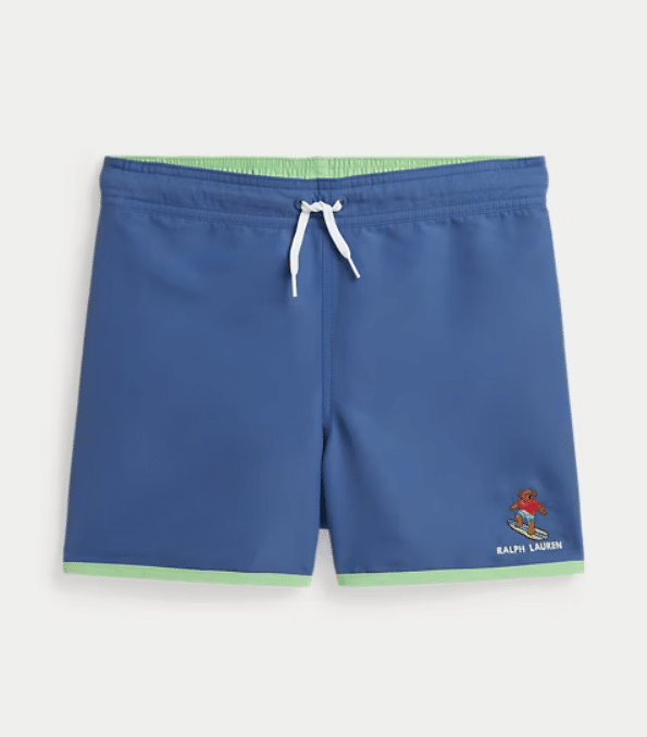 Ralph Lauren - Zwembroek met Polo Bear - Bai Blue