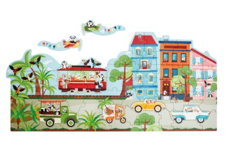 Scratch - Puzzel: BEGINNERS- & VLOERPUZZEL/OP DE WEG 100x49cm