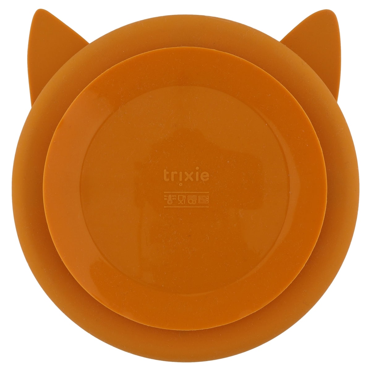 Trixie - Siliconen bord met vakjes en zuignap - Mr. Fox