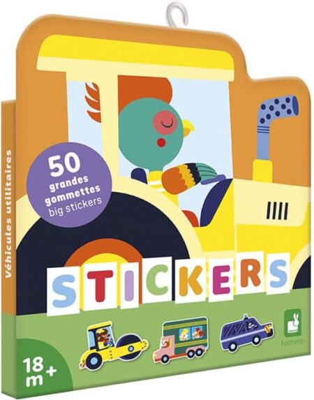 Janod - Stickers Voertuigen - 50 Stickers