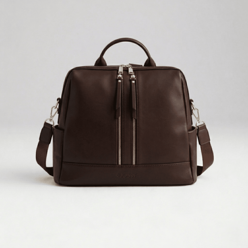 Joissy - Diaper bag and backpack 2in1 MINI - Dark Chocolate