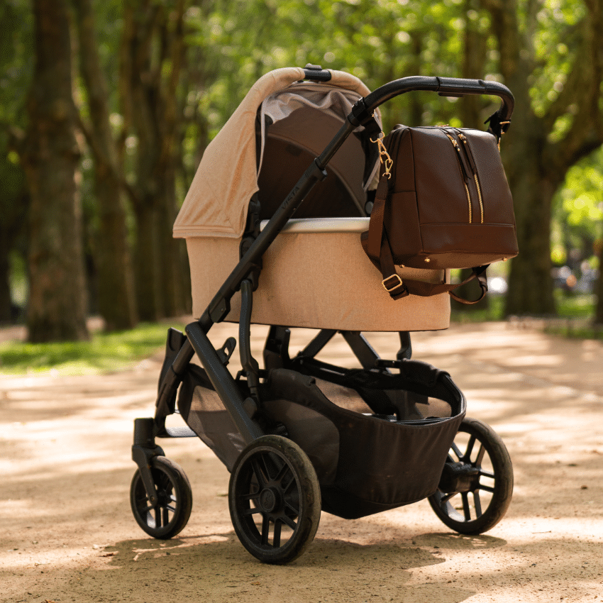 Joissy - Diaper bag and backpack 2in1 MINI - Dark Chocolate
