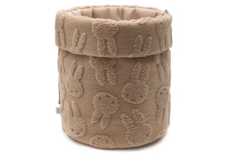 Jollein - Opbergmand Miffy Jacquard Teddy - Biscuit