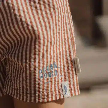 Little Dutch - Zwembroek - Bruin - Ocean Brown stripes