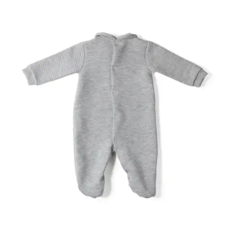 Living Nature - Babypakje losange grijs sluiting achteraan
