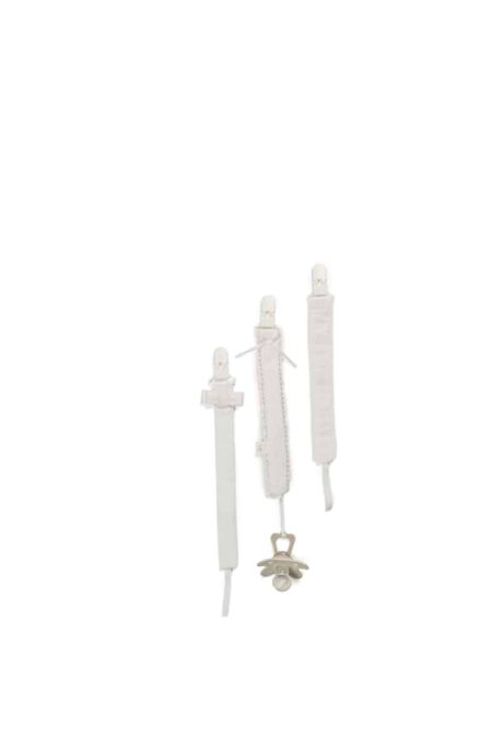 Living Nature - Fopspeenketting Mimo zonder kantje wit