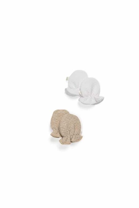 Living Nature - Krabwantjes Lux in losange camel 0-3 M