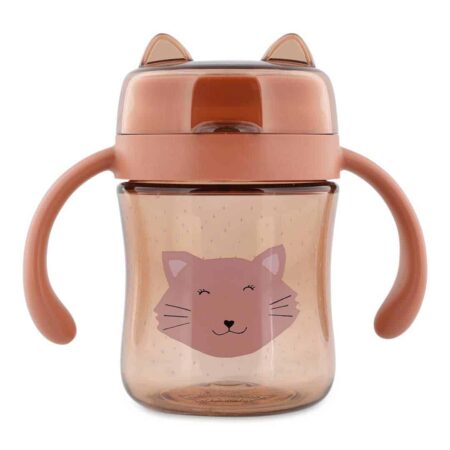 Trixie - 360° drinkbeker met handvatten - Mrs. Cat