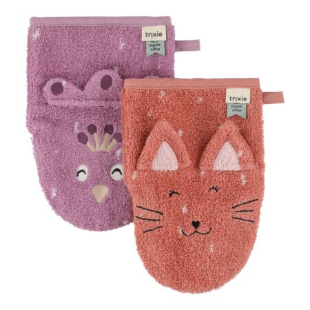 Trixie - Washandje 2-pack | Mrs. Cat - Mrs. Peacock