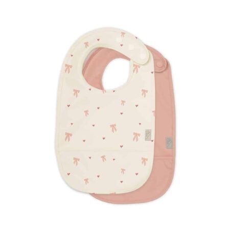 CamCam - Bib w/ pocket, 2-pack - Bows