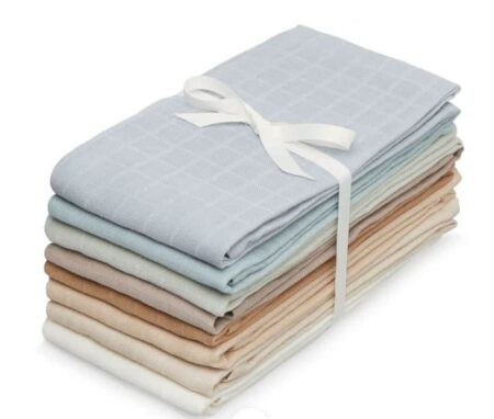 CamCam - Muslin Cloth, 8-pack - GOTS Ocean Mix