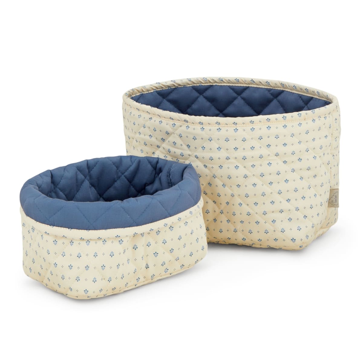 CamCam - Quilted Storage Basket, Set of Two - OCS - Capri