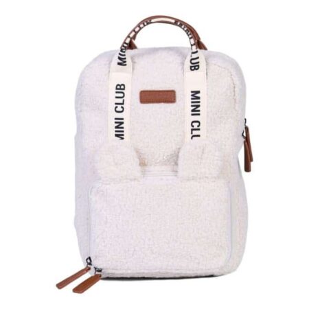 Childhome - Mini Club Kinderrugzak - Signature - Teddy Ecru
