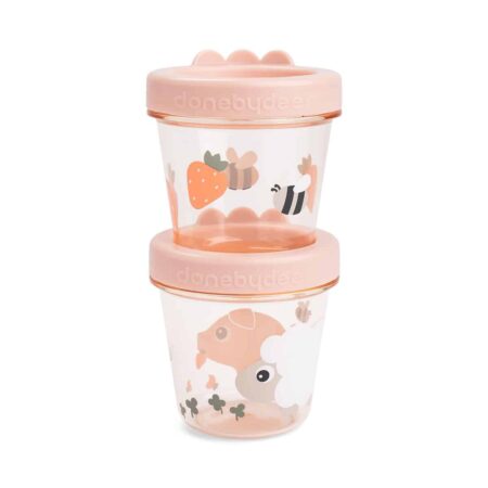 Done by Deer - Baby food container 2-pack Tiny farm Powder