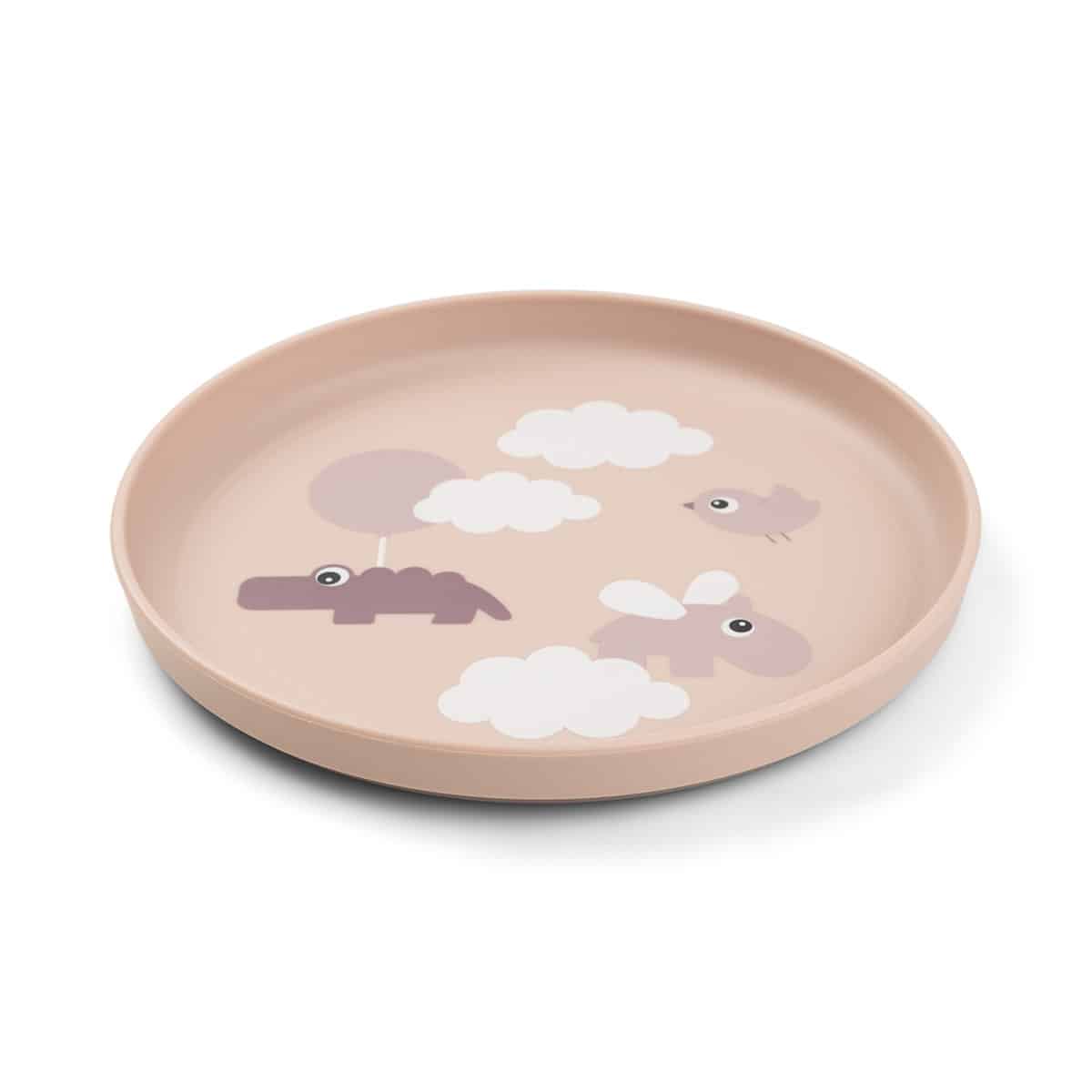 Done by Deer - Foodie plate Happy clouds Powder