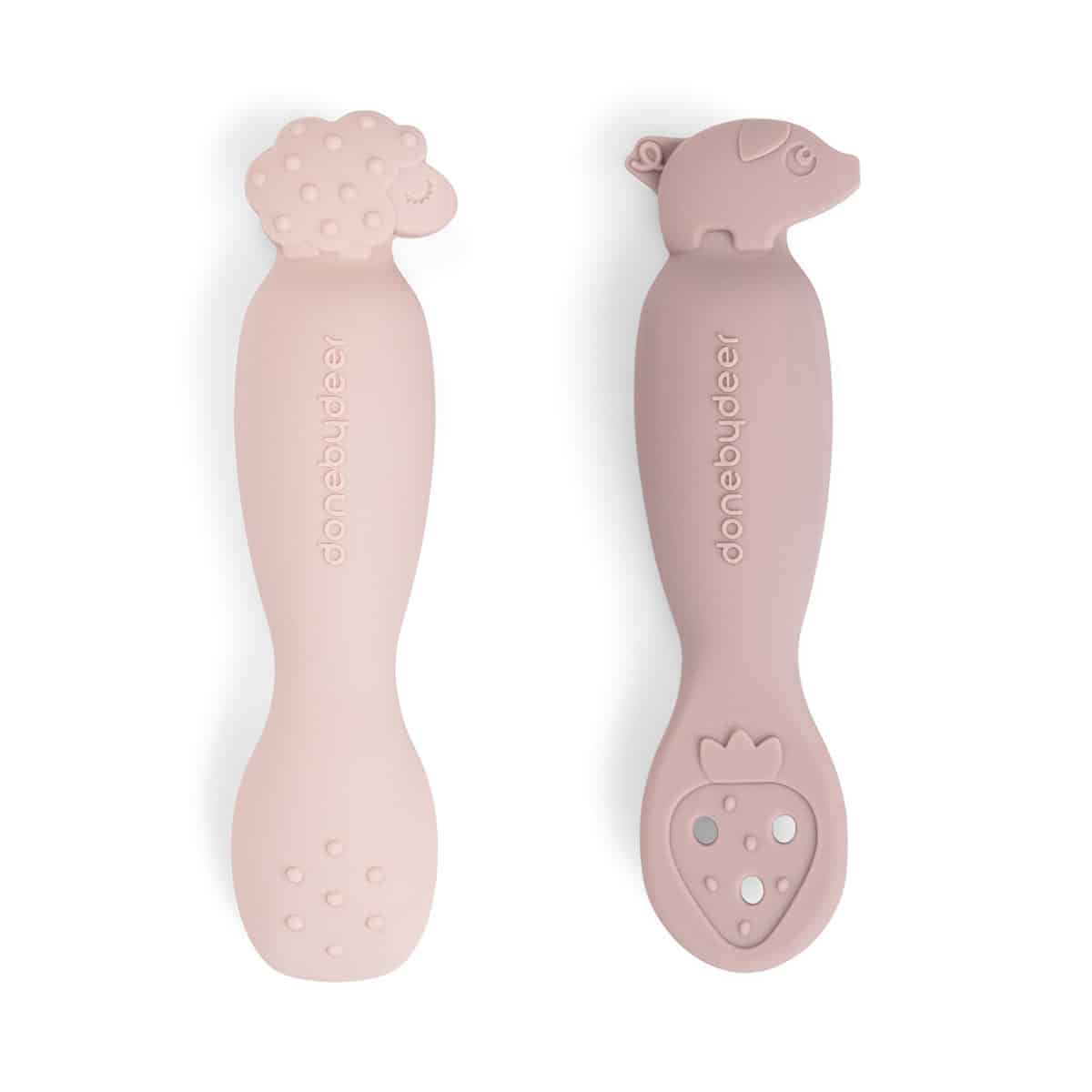 Done by Deer - Learning spoon set Tiny farm Powder