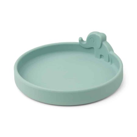Done by Deer - Peekaboo plate, Elphee, Blue