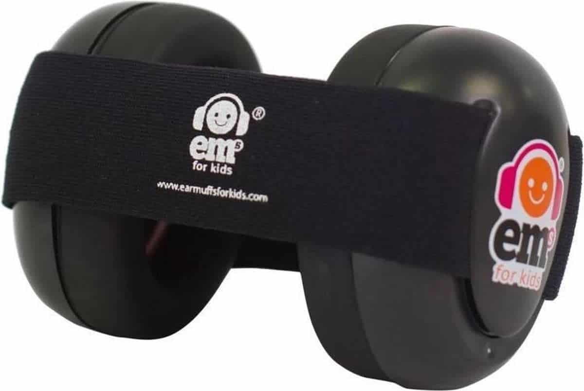 Em's for Kids - Baby Gehoorbeschermers Black/ Black 0-18 m