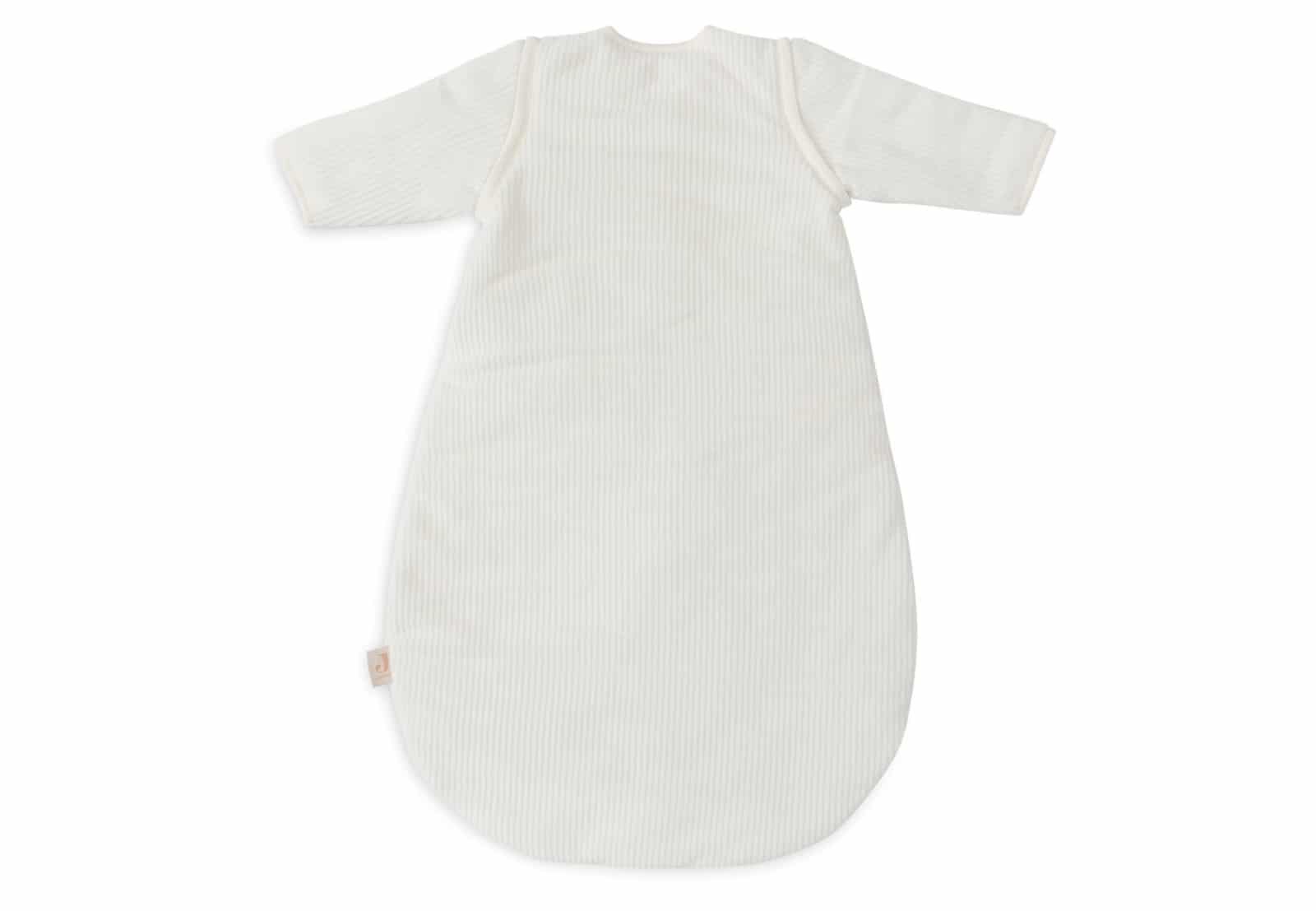 Jollein - Slaapzak met afritsbare mouw Rond 110cm Rib Ivory