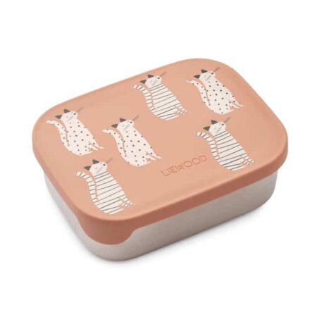 Liewood - Arthur lunchbox - Cat Tuscany Rose