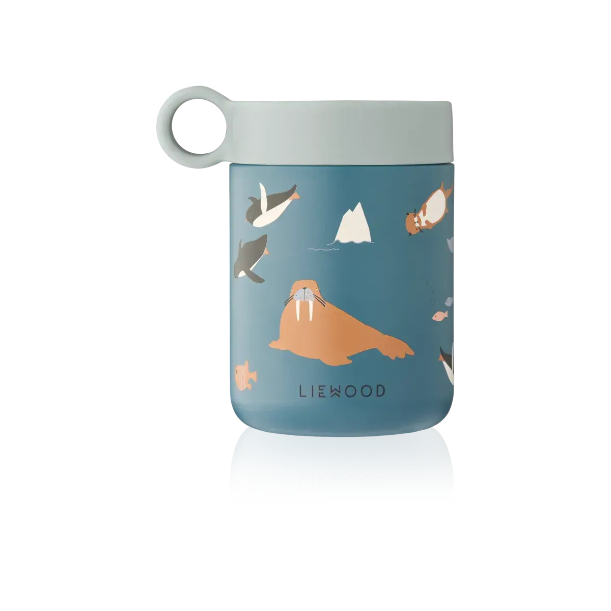 Liewood - Kiani Printed Food Jar - Arctic Sea / Ocean view