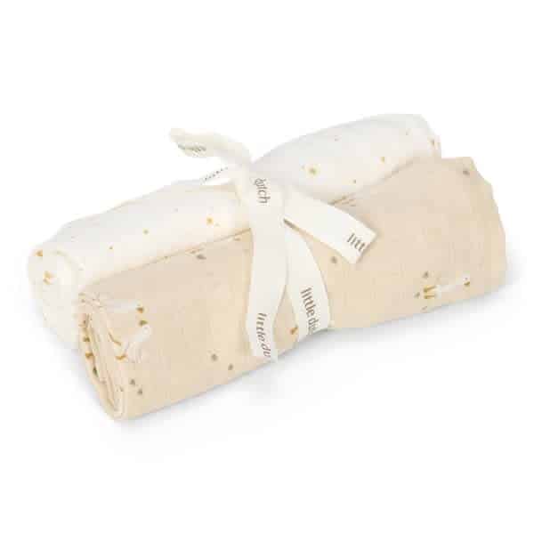 Little Dutch - Swaddle doeken hydrofiel 70x70 - Little Goose