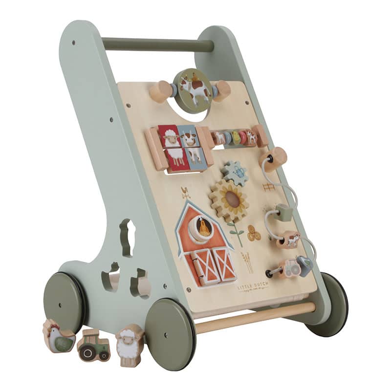 Little Dutch Toys - Activiteiten loopwagen Little Farm FSC